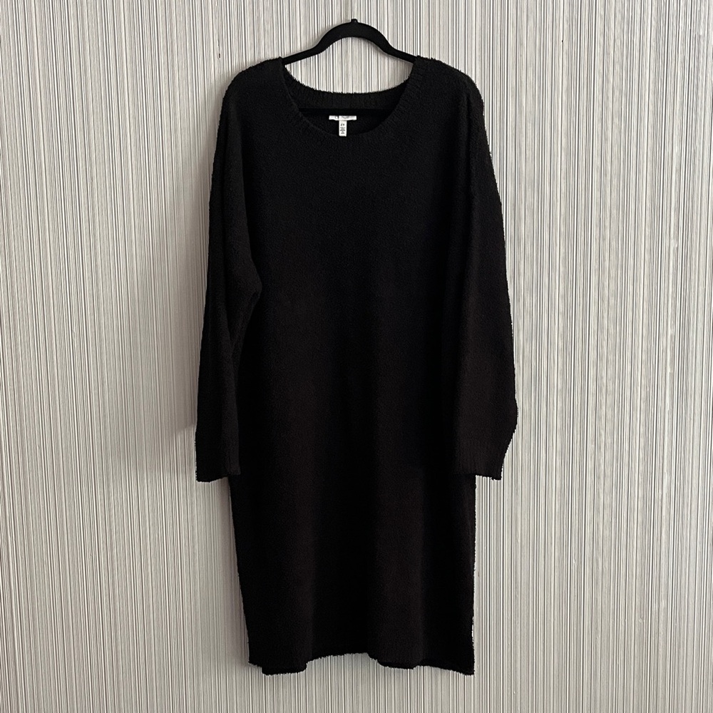 Plus size Jessica Simpson cozy fleece sweater dress